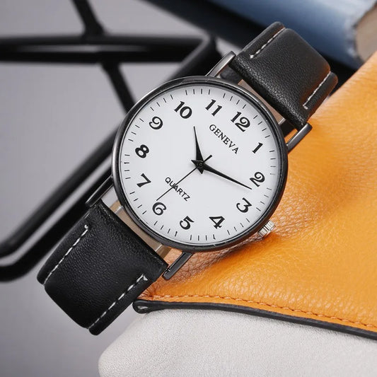 Imperium Timepieces | Montre Nero Leather Strap Watch