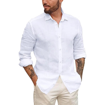 Valkan Heritage | Siena Linen Button-Up Shirt