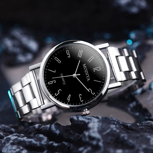 Imperium Timepieces | Argentum Silver Band Watch Set
