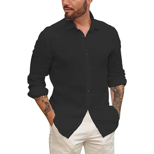 Valkan Heritage | Siena Linen Button-Up Shirt