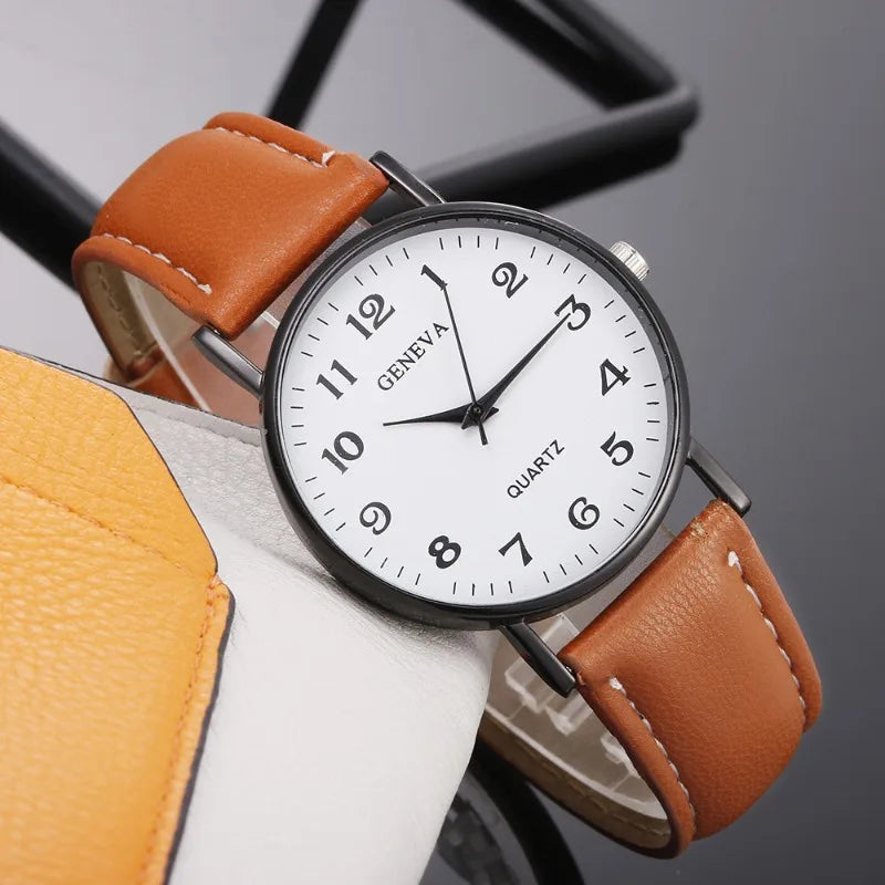Imperium Timepieces | Montre Nero Leather Strap Watch