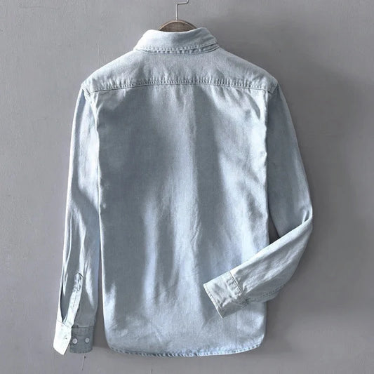 Valkan Heritage | Modena Denim Long Sleeve Shirt